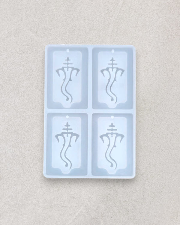 4 CAVITY GANESH JI KEYCHAIN MOULD