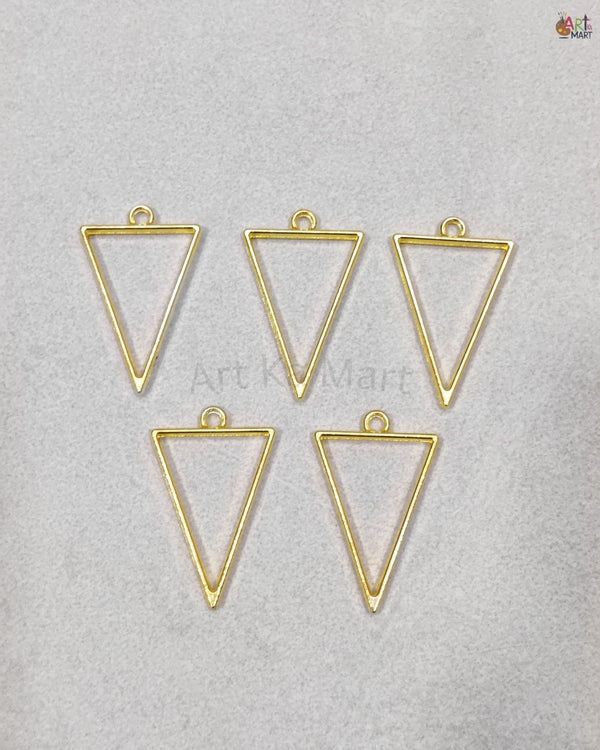 TRIANGLE GOLD BEZEL FOR JEWELLERY
