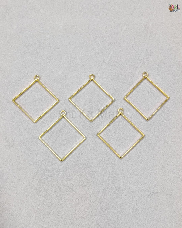 SQUARE GOLD BEZEL FOR JEWELLERY