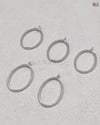 OVAL SILVER BEZEL FOR JEWELLERY