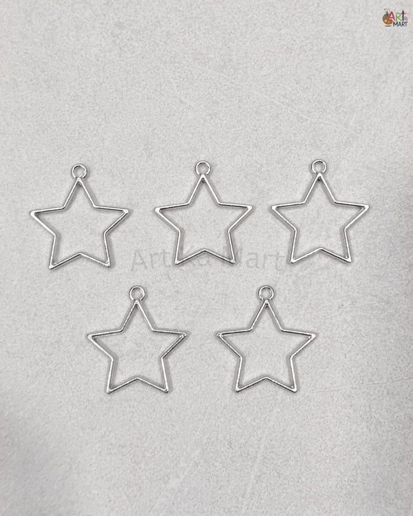 STAR SILVER BEZEL FOR JEWELLERY