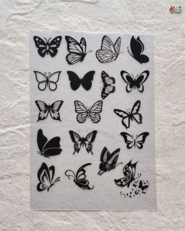 A6 INSERT SHEET - BUTTERFLY (B)
