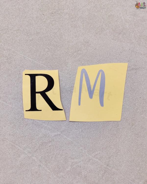 CUSTOM VINYL STICKER - ONLY INITIAL