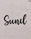 ACRYLIC NAME CUTOUT - BLACK