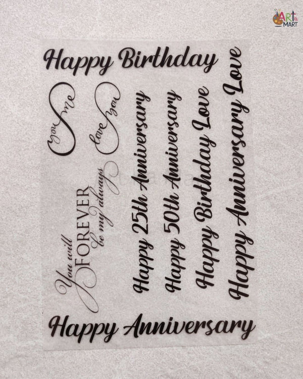 A6 INSERT SHEET - WISHES