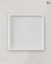 8" PLAIN SQUARE TRAY MOULD