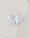 BROKEN HEART PENDANT JEWELLERY MOULD