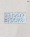 ENGLISH NUMBER MOULD