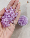 LAVENDER GLASS BEADS (50 Pcs)
