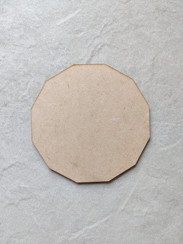 Art Ka Mart - 12 corner MDF coaster - 4 inch