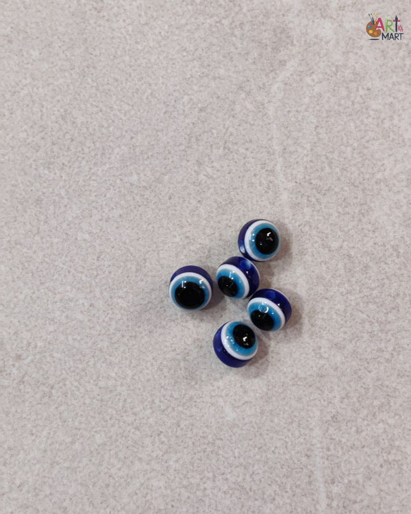 ROUND EVIL EYE BEADS (5PCS)