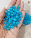 BLUE TRANSLUCENT BEADS (50PCS)