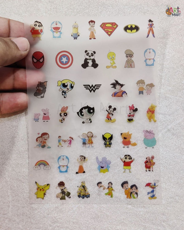 A6 INSERT SHEET - CARTOON RAKHI