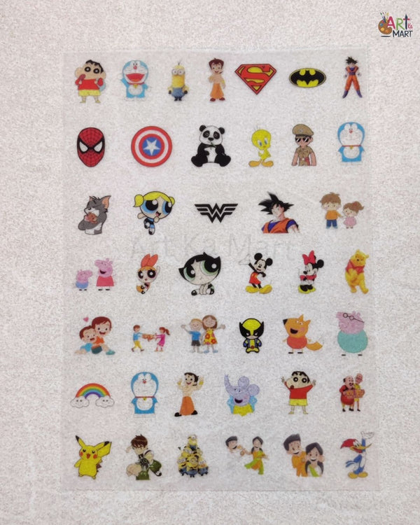 A6 INSERT SHEET - CARTOON RAKHI