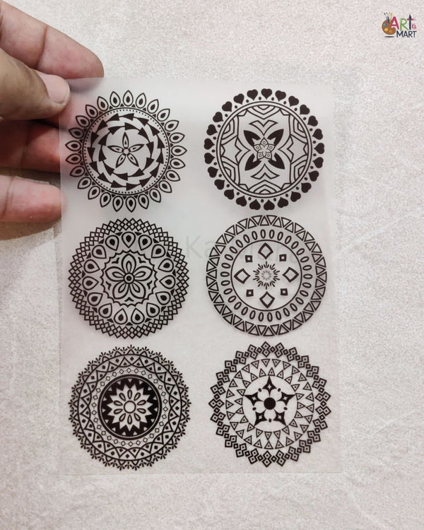 A6 INSERT SHEET - MANDALA DESIGN