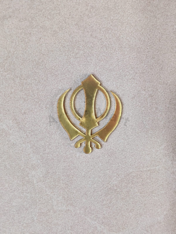 KHANDA - GOLD ACRYLIC CUTOUT - ART KA MART