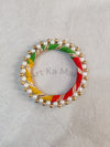 PEARL RING - 3 INCH - MULTICOLOUR - ART KA MART