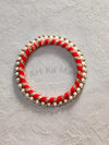 PEARL RING - 4 INCH - RED - ART KA MART