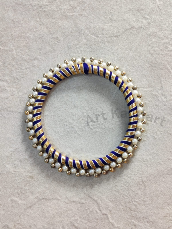 PEARL RING - 4 INCH - BLUE - ART KA MART