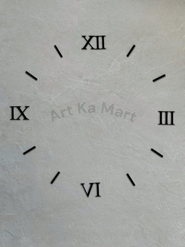 ROMAN NUMBER WITH STICKS (BLACK)