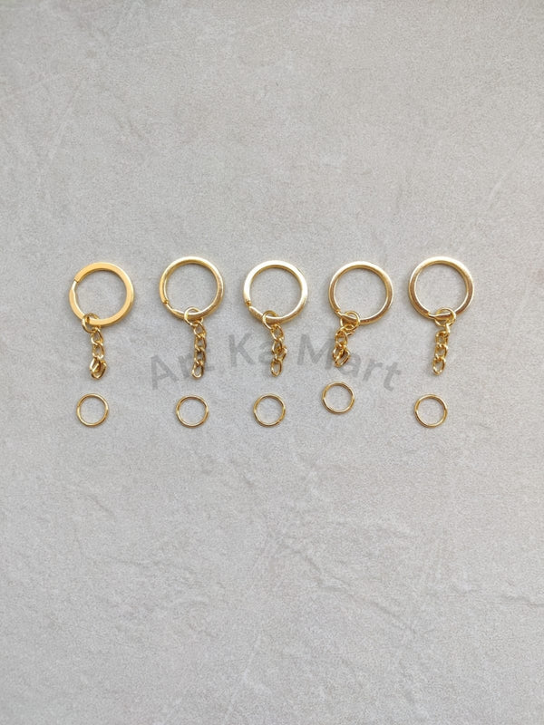 ArtKaMart_KeyChain Ring_Gold