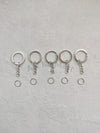 ArtKaMart_KeyChain Ring_Silver