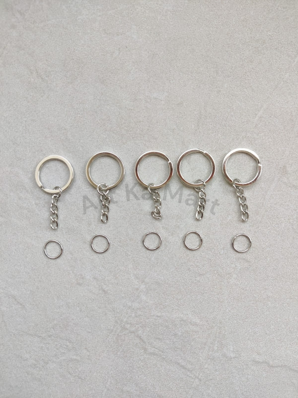 ArtKaMart_KeyChain Ring_Silver