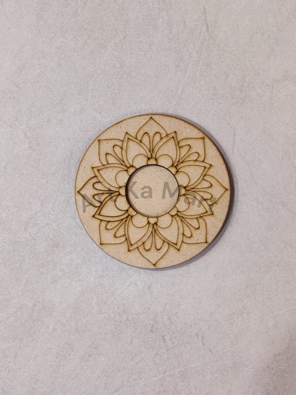 MDF T LIGHT HOLDER - DESIGN NO. 1 - ART KA MART