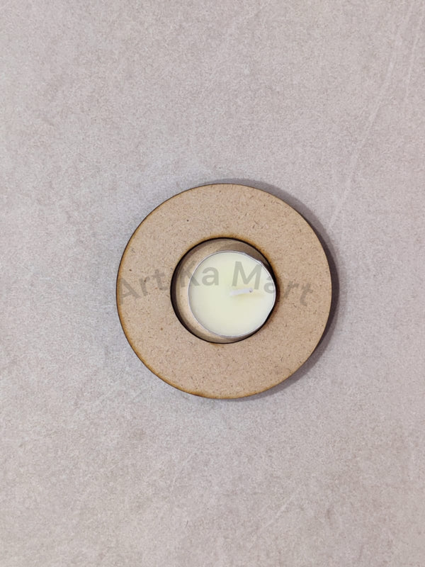 MDF T LIGHT HOLDER - DESIGN NO. 3 - ART KA MART