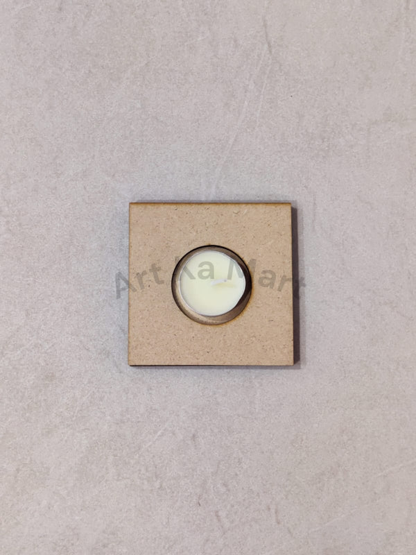 MDF T LIGHT HOLDER - DESIGN NO. 6 - ART KA MART