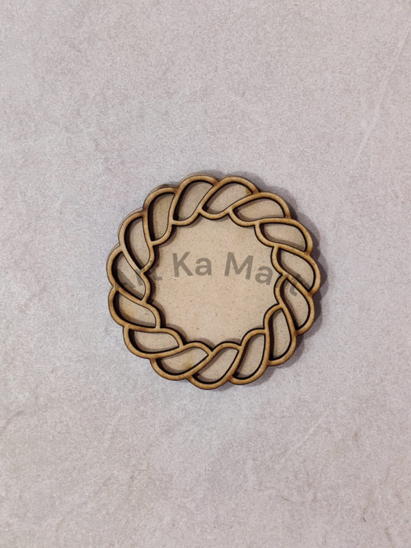 MDF T LIGHT HOLDER - DESIGN NO. 8 - ART KA MART