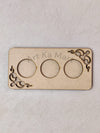 MDF T LIGHT HOLDER - DESIGN NO. 9 - ART KA MART