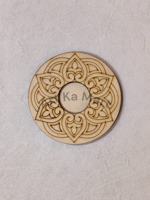 MDF T LIGHT HOLDER - DESIGN NO. 10 - ART KA MART