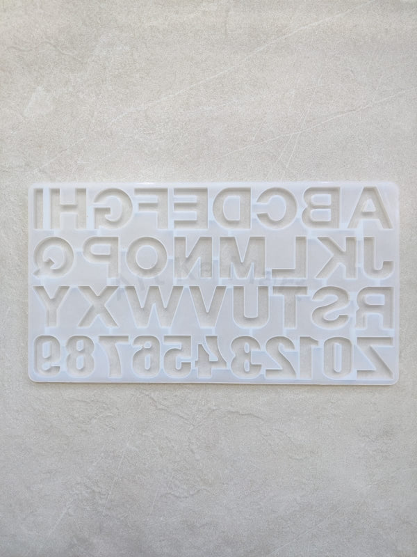BACK POURING ALPHABET MOULD WITHOUT HOLE