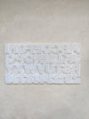 FRONT POURING ALPHABET MOULD WITHOUT HOLE