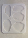 5 PIECE AGATE COASTER MOULD - ART KA MART