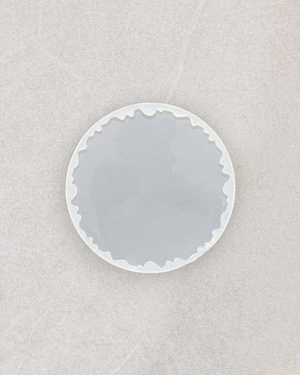 8" ROUND AGATE TRAY SILICONE MOULD - RESIN ART - ART KA MART