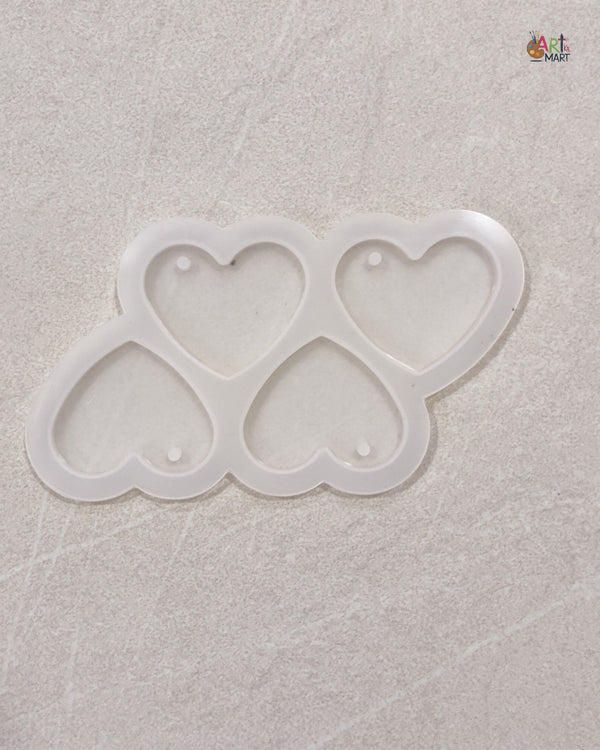 4 IN 1 HEART KEYCHAIN MOULD