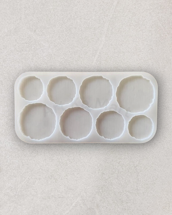 8 CAVITY AGATE COASTER MOULD