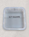 6.5" SQUARE 50MM DEEP CASTING MOULD