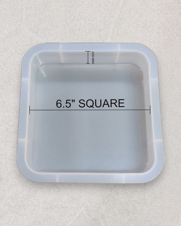 6.5" SQUARE 50MM DEEP CASTING MOULD