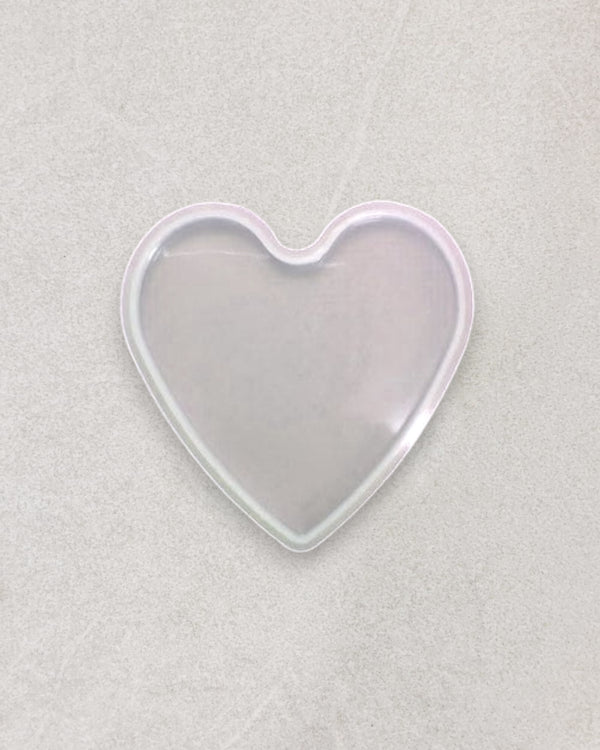 4.5" HEART COASTER MOULD
