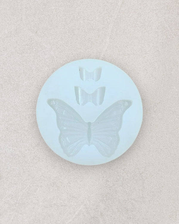 3D 3 CAVITY BUTTERFLY MOULD