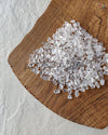 TRANSPARENT CRYSTAL GRANULES