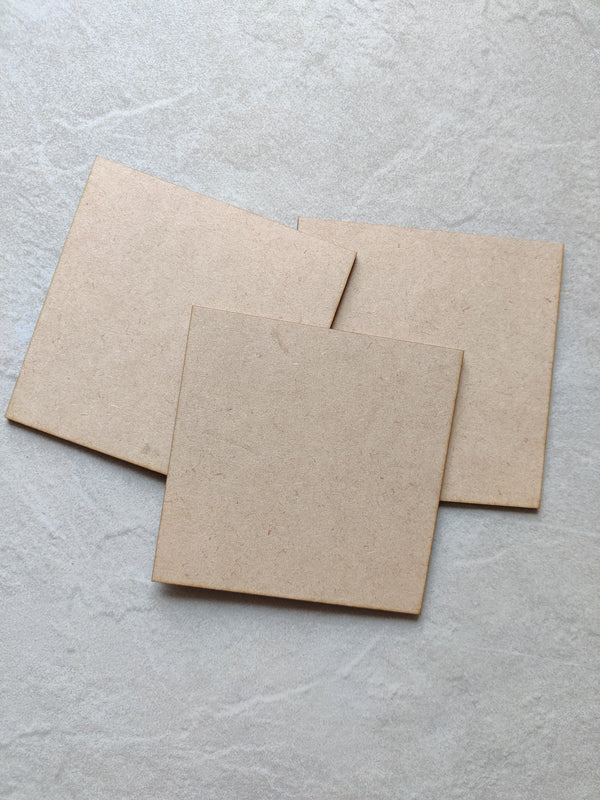 Art Ka Mart - Square MDF coaster - 4 inch