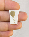 BALLON METAL STICKER