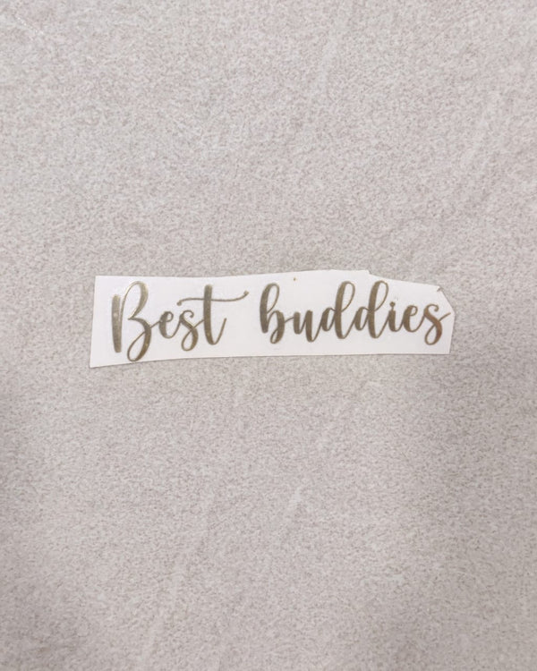 BEST BUDDIES METAL STICKER