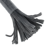 GREY PIPE CLEANERS SINGLE COLOURS FOR CRAFT AND FLOWERS MAKING