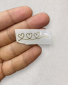 HEART METAL STICKER (C)