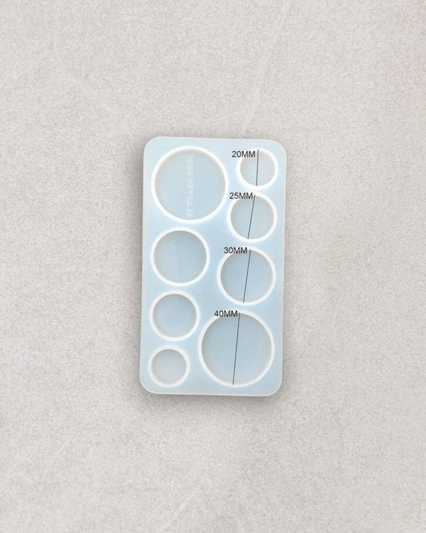 8 CAVITY ROUND POP-SOCKET/KEYCHAIN MOULD